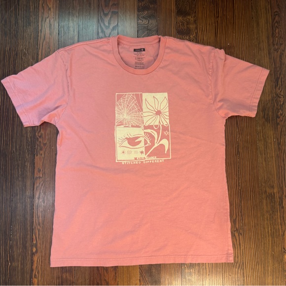 Mens Pink Stance Shirt Size Large - Picture 1 of 3